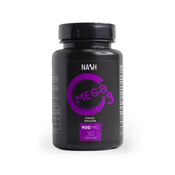 Omega-3, FISH OIL, EPA & DHA Пищевая добавка, 30 капсул