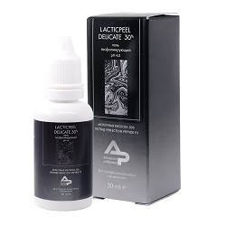 Пилинг молочный 30% LACTICPEEL DELICATE с пептидом, 30 мл