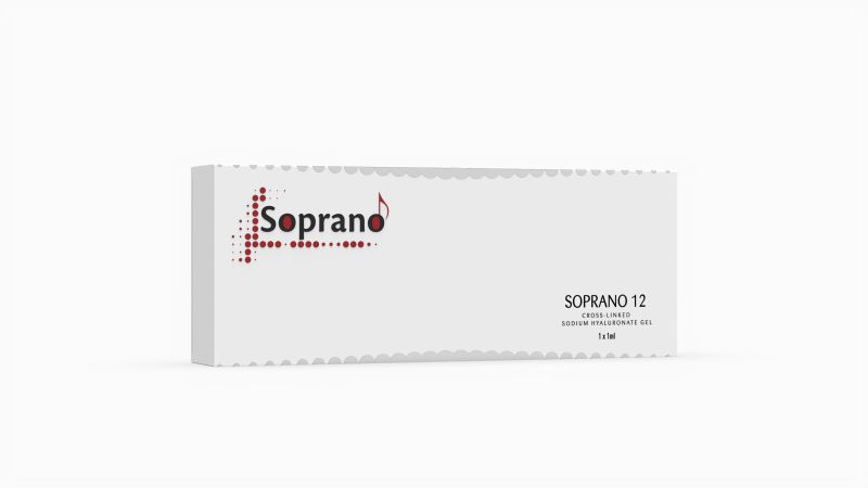 Soprano 12 Гель гиалуроновой кислоты для кожи лица и тела, 1 мл