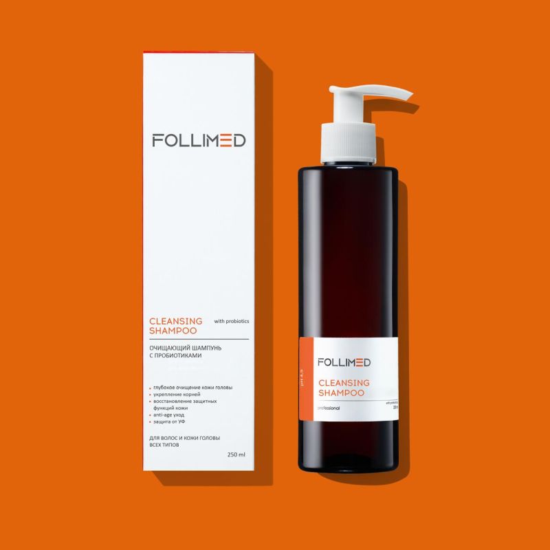 CLEANSING SHAMPOO WITH PROBIOTICS Очищающий шампунь с пробиотиками, 250 мл