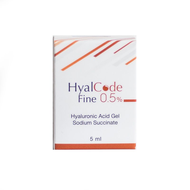 HyalCode Fine Гель на основе гиалуроновой кислоты 0,5% с сукцинатом натрия 1,6%, 5 мл